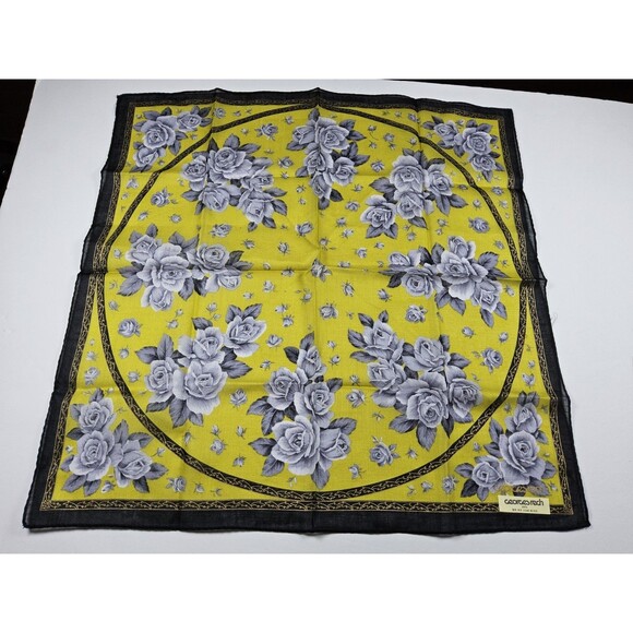 Georges Rech Lot Of 3 Handkerchief Neckerchief Bandana Scarf - Picture 2 of 5